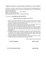 Áp dụng lý thuyết trò chơi và cân bằng nash xây dựng phương pháp mô hình hóa xung đột trong quản lý dự án đầu tư công nghệ thông tin và thử nghiệm trong một số bài toán điển hình tt 
