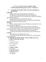 giáo án theo chủ đề tiếp tuyến của đường tròn