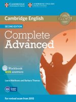 203 4  complete advanced workbook with answers 2014, 2nd  96p 