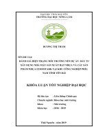 Đánh Giá Hiện Trạng Môi Trường Nền Dự Án Đầu Tư Xây Dựng Nhà Máy Sản Xuất Hạt Nhựa