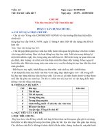 GIÁO ÁN CHỦ ĐỀ 1 MÔN NGỮ VĂN 8 CHUẨN THEO CÔNG VĂN 3280 CỦA BỘ GIÁO DỤC ĐÀO TẠO NĂM 2020