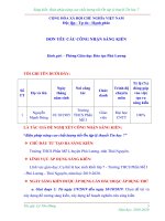 SÁNG KIẾN KINH NGHIỆM THEO MẪU MỚI NHẤT