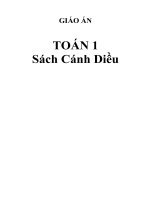 Giáo án Toán Cánh diều lớp 1 cả năm