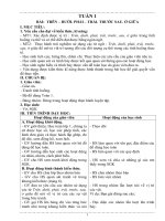 Giáo án toán lớp 1 học kỳ 1  cánh diều