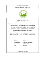 Khảo Sát Quy Trình Làm Sạch Vỏ Xúc Xích Từ Ruột Cừu Và Một Số Yếu Tố