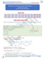 câu hỏi và đáp án chi tiết môn toán phần đồ thị hàm số
