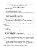 Giáo án môn hoạt động trải nghiệm sáng tạo lớp 1 vì sự bình đẳng trong giáo dục