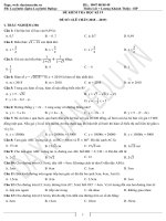 Ôn tập kiểm tra học kỳ I lớp 9 (Trắc nghiệm  Tự luận)