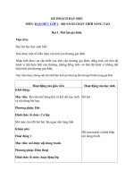 giáo án đạo đức lớp 1(cả năm) sách chân trời sáng tạo