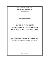 Xây dựng thương hiệu nhà tuyển dụng tại công ty TNHH kiểm toán và tư vấn RSM việt nam 