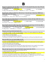 FIN101  LÝ THUYẾT TÀI CHÍNH TIỀN TỆ  NGÂN HÀNG CÂU HỎI TRẮC NGHIỆM TOPICA