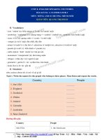 Tiếng anh 7: Bài giảng_unit_8  a closer look 1 