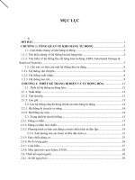 Nghiên cứu và hoàn thiện mô hình kho hàng tự động 