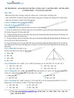 Toán lớp 7: Đề thi online quan hệ giữa đường vuông góc và đường xiên, đường xiên và hình chiếu, có lời giải chi tiết