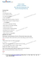 Tiếng anh 10: Bài giảng unit 12 listening