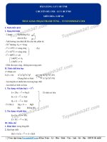 Hóa học lớp 10: Bài giảng 5 bài giảng lưu huỳnh 
