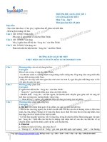 Ngữ văn lớp 9: Đề thi sang thu đề 1 