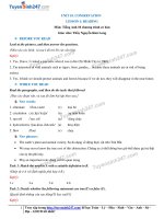 Tiếng anh 10: Bài giảng unit 10 reading