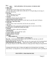 Giáo án phát triển năng lực - Sinh học 7 - (5 hoạt động) - Cả năm