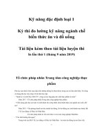 TÀI LIỆU HỌC TẬP - “Quản lý vệ sinh theo HACCP - công cụ học tập giúp sản xuất thực phẩm an toàn”