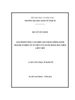 Giải pháp nâng cao hiệu quả hoạt động kinh doanh ví điện tử ví việt của ngân hàng bưu điện liên việt 