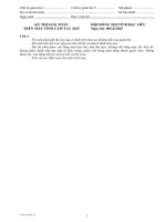 KỲ THI GIẢI TOÁN TRÊN MÁY TÍNH CẦM TAY . ĐỀ CHÍNH THỨC Môn thi: TOÁN. Lớp: 12. Hệ: GDPT