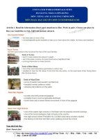 Tiếng anh 11: Bài giảng unit 8 skills speaking