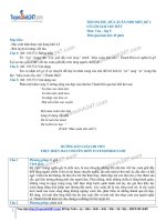 Ngữ văn lớp 9: Đề thi mùa xuân nho nhỏ đề 2 