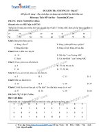 Toán lớp 7: Đề ôn tập kiểm tra chương III