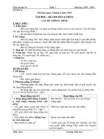 Trọn bộ giáo án lớp 3 soạn theo phát triển năng lực học sinh- tuần 1