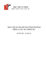 Kich ban dien an HS 6 HVTP Le Hy Minh Hai ma tuy