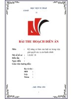 Bai thu hoach dien an Hanh chinh 10 Nguyen Thi Ngoi HVTP