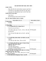 GIÁO ÁN TOÁN LỚP 1_KẾT NỐI TRI THỨC VỚI CUỘC SỐNG_HK1