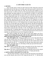Nghiên cứu hệ thống bài tập phát triển sức bền chuyên môn cho nữ vận động viên bóng đá lứa tuổi 16   17 thành phố hà nội tt 