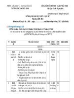 Kế hoạch giáo dục MÔN LỊCH SỬ THCS năm học 2020-2021