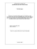 Áp dụng lý thuyết trò chơi và cân bằng nash xây dựng phương pháp mô hình hóa xung đột trong quản lý dự án đầu tư công nghệ thông tin và thử nghiệm trong một số bài toán điển hình (tt) 