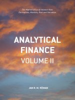 Analytical finance volume II  the mathematics of interest rate derivatives, markets, risk and valuation