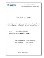 Hoàn thiện công tác quản trị nguồn nhân lực tại công ty trách nhiệm hữu hạn thương mại dịch vụ công nghệ TFL 