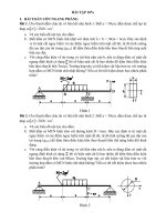 Môn học cơ ứng dụng: bài toán ngang phẳng 