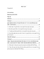 LUẬN VĂN "Bảo đảm quyền bầu cử của người bị tạm giữ, tạm giam – Liên hệ thực tiễn thành phố Hải Phòng."