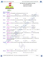 ĐỀ THI THỬ TRƯỜNG CHUYÊN SP hà nội 2020