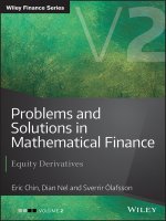Problems and solutions in mathematical finance equity derivatives volume 2
