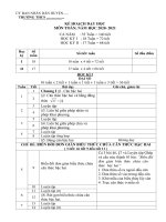 KHDH toán 9 theo công văn 3280 