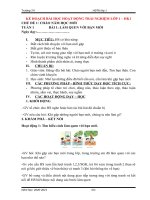 GIÁO ÁN HOẠT ĐỘNG TRẢI NGHIỆM LỚP 1_KẾT NỐI TRI THỨC VỚI CUỘC SỐNG_HK1_MẪU NGANG