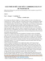 GIẢI THÍCH SIÊU CHI TIẾT CAMBRIDGE IELTS 15