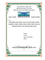 Tình hình huy động vốn tại ngân hàng nông nghiệp và phát triển nông thôn chi nhán huyện long hồ PGD phú quới