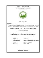 Ứng Dụng Công Nghệ Tin Học Và Máy Toàn Đạc Điện Tử Thành Lập Bản Đồ Địa Chính Tỉ Lệ 1 Chia 1000