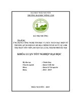 Ứng Dụng Công Nghệ Tin Học Và Máy Toàn Đạc Điện Tử Thành Lập Mảnh Bản Đồ Địa Chính Tờ Số 10