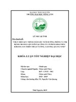 Thực Hiện Quy Trình Chăm Sóc Nuôi Dưỡng, Phòng Và Trị Bệnh Cho Đàn Lợn Nuôi Tại Công Ty Cổ Phần Khai Thác Khoáng Sản Thiên Thuận Tường, Cẩm Phả, Quảng Ninh​