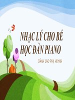 Nhac Ly Cho Be Hoc Dan Piano  Tai Lieu Hoc Dan Piano cho Tre Em